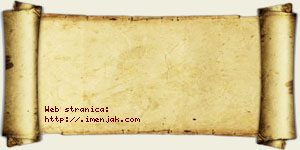 Hana Stanimirović vizit kartica